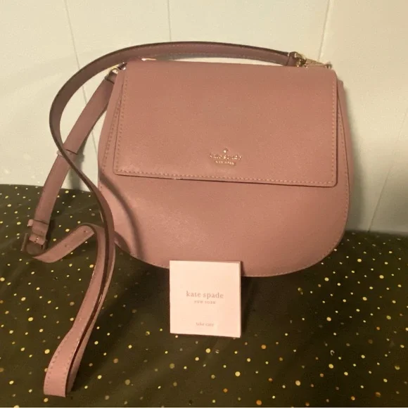 EUC Kate Spade Dusty Rose/Mauve Purse - Picture 1 of 9